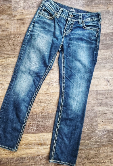 Silver Jeans Denim - Silver Suki Fluid mid straight jeans